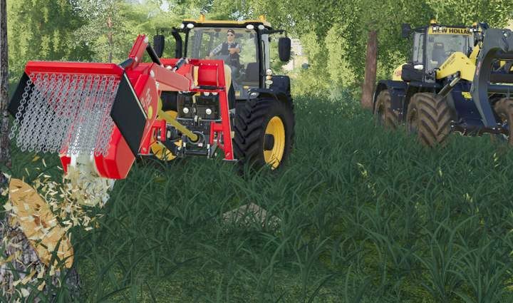 Aby pozbyć się pni ze ściętych drzew, zaopatrz się w maszynę FSI ST 65 T (zakładka Sprzęt leśniczy) - Farming Simulator 19: Obróbka drzew - ścinka, pnie, sprzedaż - Farming Simulator 19 - poradnik do gry
