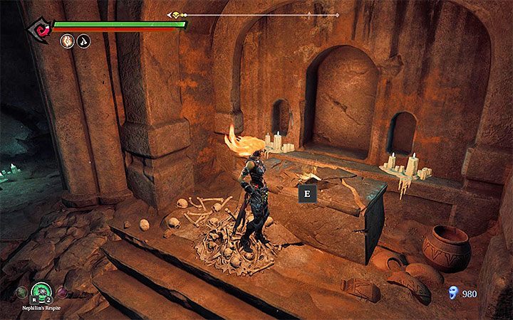 W trakcie przechodzenia przez kolejne lokacje staraj się rozbijać wszelkie skrzynki, sarkofagi, posągi, urny, kubły na śmieci i tego typu przedmioty - Porady ogólne do gry Darksiders 3 - Darksiders 3 - poradnik do gry