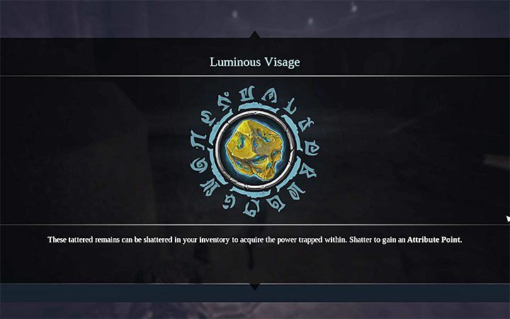 Luminous Visage to unikalne przedmioty, które możesz odnajdywać w trakcie eksploracji świata gry - Rozwój postaci w grze Darksiders 3 - Darksiders 3 - poradnik do gry