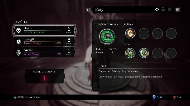 Atrybuty określają możliwości bojowego Twojego Bohatera - Rozwój postaci w grze Darksiders 3 - Darksiders 3 - poradnik do gry