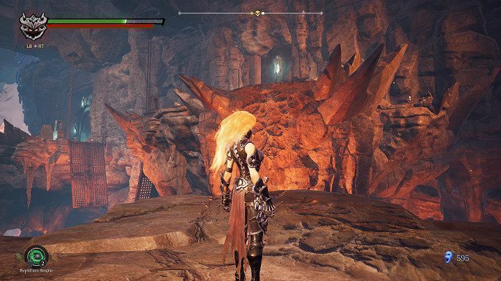 Teraz musisz wziąć rozbieg i wyskoczyć, a następnie przytrzymać przycisk skoku, aby wykonać wyższy skok - Esencje w grze Darksiders 3 - Darksiders 3 - poradnik do gry