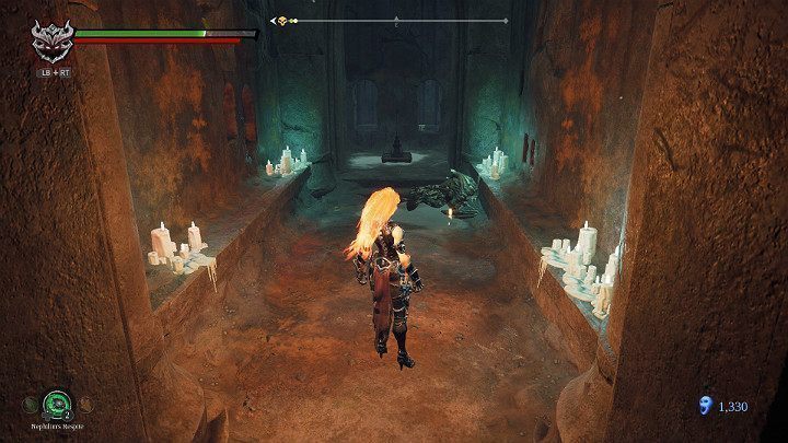 Przejście zaprowadzi Cię do dźwigni, która otworzy tajne przejście - Esencje w grze Darksiders 3 - Darksiders 3 - poradnik do gry