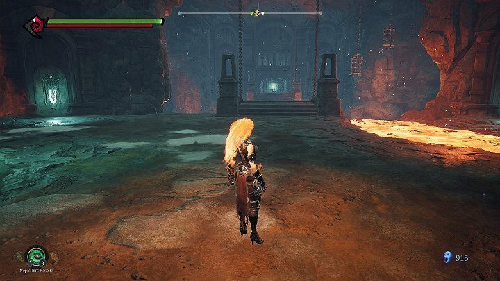 Po pokonaniu przeciwnika idź dalej, aż dotrzesz do zwodzonego mostu - Esencje w grze Darksiders 3 - Darksiders 3 - poradnik do gry