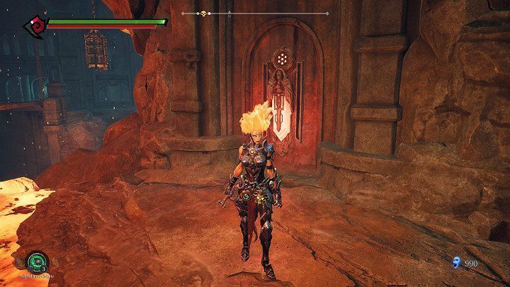 W następnej kolejności odwróć się w prawą stronę i biegnij do kryształu - Esencje w grze Darksiders 3 - Darksiders 3 - poradnik do gry