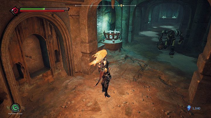 Po drugiej stronie mostu spotkasz się z nowym typem szkieletu - opancerzony wojownik z maczugą - Esencje w grze Darksiders 3 - Darksiders 3 - poradnik do gry