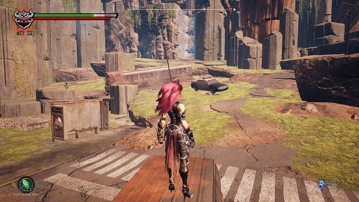 Wróć na początek lokacji i tym razem udaj się w lewą stronę - Schronienie | Solucja do gry Darksiders 3 - Darksiders 3 - poradnik do gry