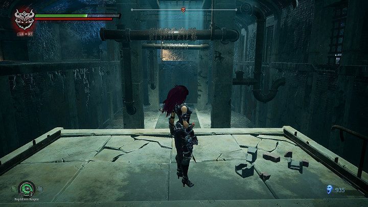 Wróć na wyższy poziom pomieszczenia i przeskocz na drugą stronę - Zaświaty | Solucja do gry Darksiders 3 - Darksiders 3 - poradnik do gry