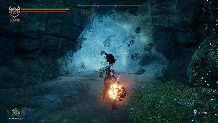 Teraz masz kilka sekund na to, aby rzucić żukiem w kierunku pajęczyny - Zaświaty | Solucja do gry Darksiders 3 - Darksiders 3 - poradnik do gry