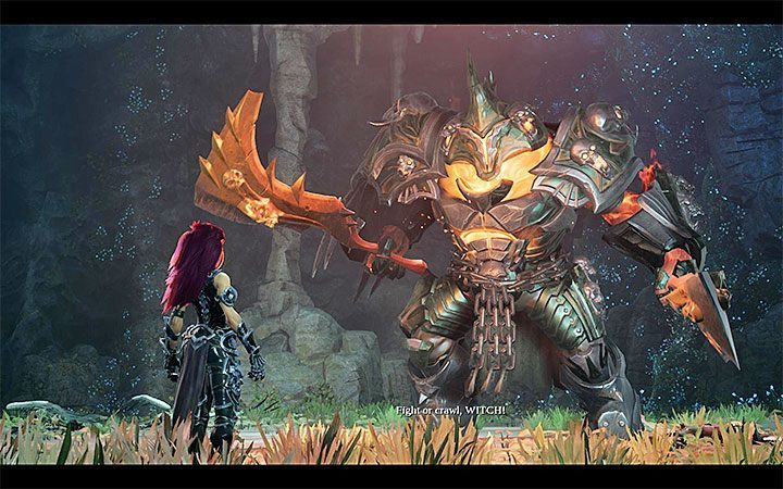 Drugi Boss w grze Darksiders 3 preferuje walkę w ręcz i przekłada siłę fizyczną ponad magię - Boss - Gniew | Solucja do gry Darksiders 3 - Darksiders 3 - poradnik do gry