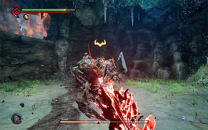 Najgroźniejszym atakiem tego przeciwnika jest potężne cięcie jedną bronią - Boss - Gniew | Solucja do gry Darksiders 3 - Darksiders 3 - poradnik do gry