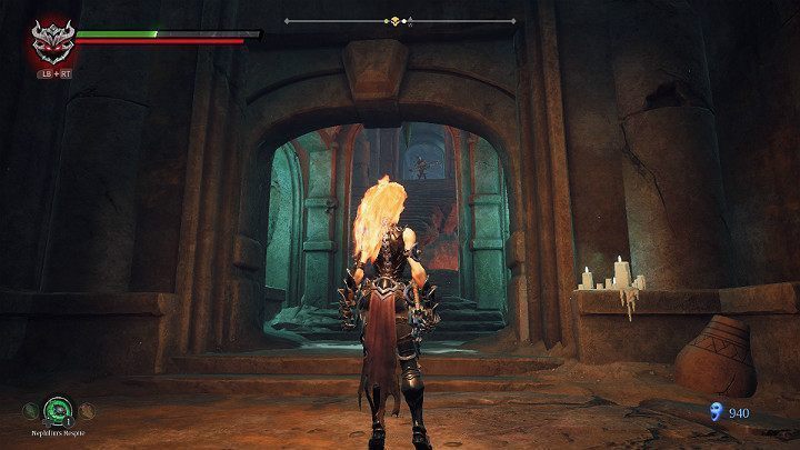 W oddali zobaczysz szkielet z łukiem - Esencje | Solucja do gry Darksiders 3 - Darksiders 3 - poradnik do gry