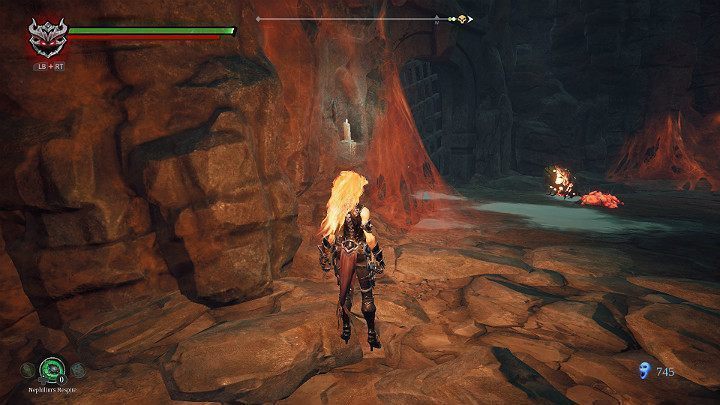 Przynieś żuka do substancji i poczekaj, aż się naje - Esencje cz. 2 - Katakumby | Solucja do gry Darksiders 3 - Darksiders 3 - poradnik do gry