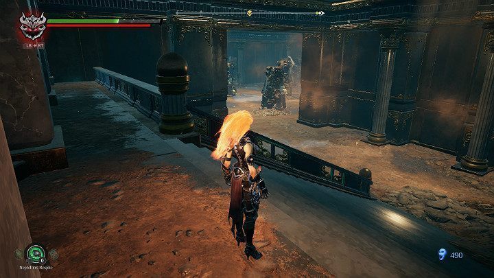Dojdziesz do pomieszczenia z którego są dwa wyjścia - Esencje cz. 2 - Katakumby | Solucja do gry Darksiders 3 - Darksiders 3 - poradnik do gry