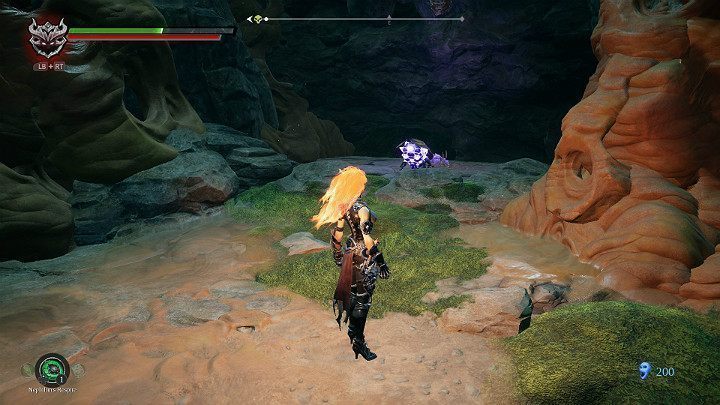 Zrzuć substancje na ziemię i poczekaj, aż żuk ją wchłonie - Zaświaty cz.2 | Solucja do gry Darksiders 3 - Darksiders 3 - poradnik do gry