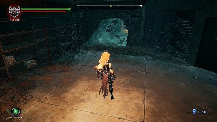 Wypal sobie przejście w pajęczynie i idź dalej, jak ścieżka prowadzi - Zaświaty cz.2 | Solucja do gry Darksiders 3 - Darksiders 3 - poradnik do gry