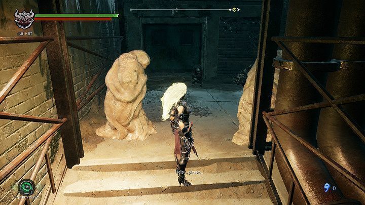 Gdy załatwisz wszystkie sprawunki, wejdź schodami na górę, aby uratować kolejnego człowieka - Zaświaty cz.2 | Solucja do gry Darksiders 3 - Darksiders 3 - poradnik do gry