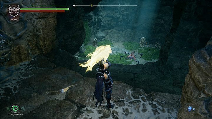 W dole czeka Cię walka z przeciwnikiem - Zaświaty cz.2 | Solucja do gry Darksiders 3 - Darksiders 3 - poradnik do gry