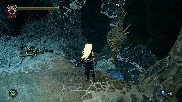 Po walce spójrz w prawą stronę i zeskocz na dół - Zaświaty cz.2 | Solucja do gry Darksiders 3 - Darksiders 3 - poradnik do gry