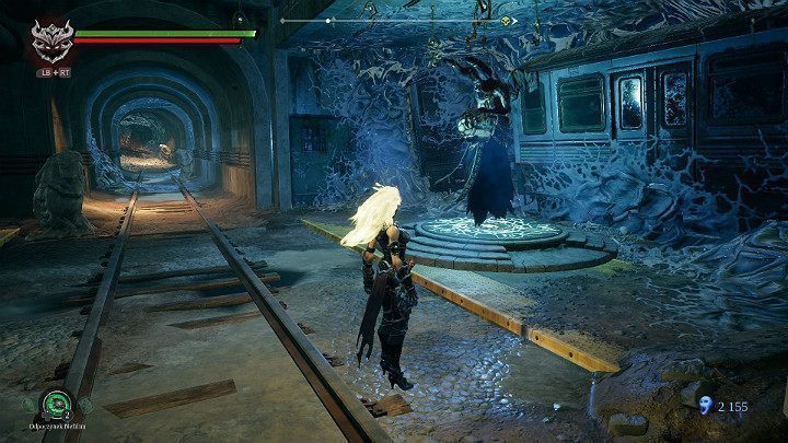 Trafiłeś do kolejnego punktu kontrolnego, gdzie masz okazje załatwić sprawunki z Vulgrimem - Zaświaty cz.2 | Solucja do gry Darksiders 3 - Darksiders 3 - poradnik do gry