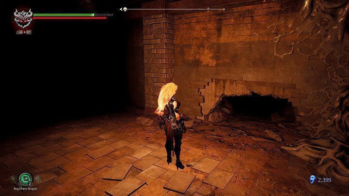 Zwiedzając stację metra zwróć uwagę na dwie dziury w ścianach po lewej stronie w których możesz znaleźć dodatkowe przedmioty - Zaświaty cz.2 | Solucja do gry Darksiders 3 - Darksiders 3 - poradnik do gry