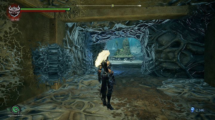 Idąc korytarzem z lewej strony dotrzesz do następnego Bossa - Gnuśność - Zaświaty cz.2 | Solucja do gry Darksiders 3 - Darksiders 3 - poradnik do gry