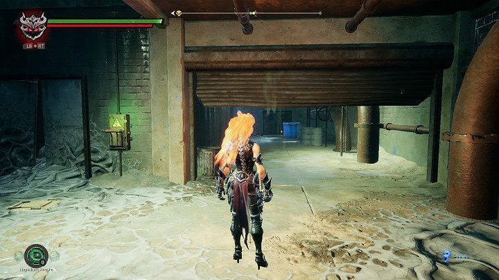 Otworzysz w ten sposób bramę przez którą będziesz mógł teraz przejść - Boss - Chciwość | Solucja do gry Darksiders 3 - Darksiders 3 - poradnik do gry