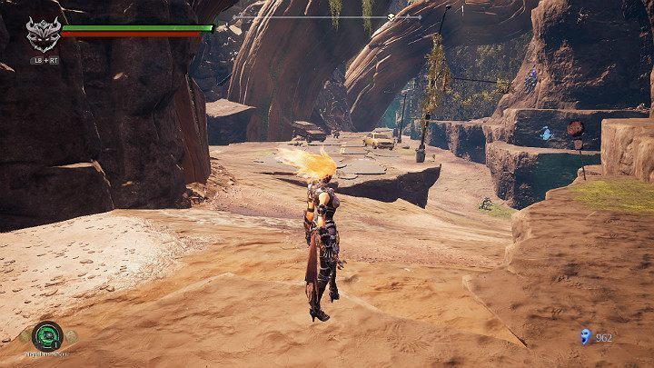 Gdy przejdziesz przez wąski tunel znajdziesz się w drugiej części zrujnowanego miasta - Schronienie cz.2 | Solucja do gry Darksiders 3 - Darksiders 3 - poradnik do gry