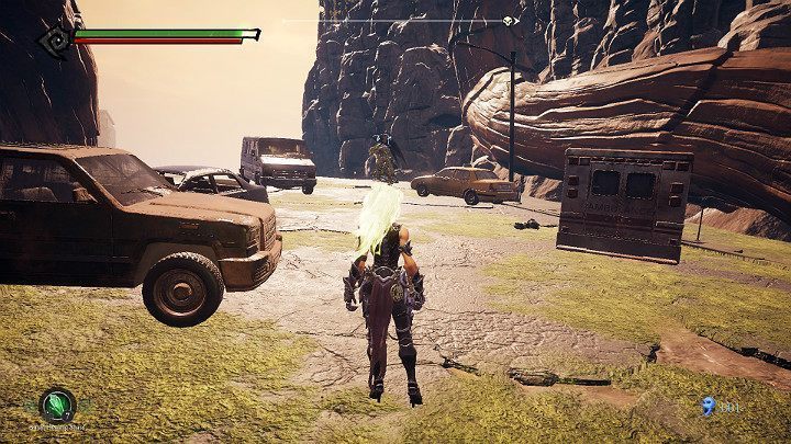 Przed Tobą elektryczny gargulec - nowy przeciwnik - Schronienie cz.2 | Solucja do gry Darksiders 3 - Darksiders 3 - poradnik do gry