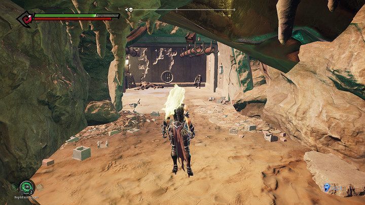 W środku znajdziesz kolejnego człowieka od uratowania i jeden artefakt - Schronienie cz.2 | Solucja do gry Darksiders 3 - Darksiders 3 - poradnik do gry