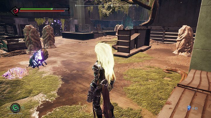 W środku znajdziesz wiele posągów - Schronienie cz.2 | Solucja do gry Darksiders 3 - Darksiders 3 - poradnik do gry