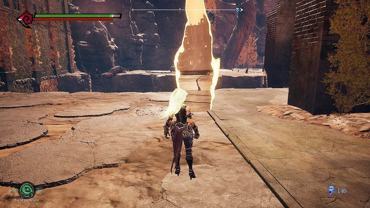 Gdy zbliżysz się do wejścia do katedry, spotkasz się z kolejnym Bossem - Dumą - Schronienie cz.2 | Solucja do gry Darksiders 3 - Darksiders 3 - poradnik do gry