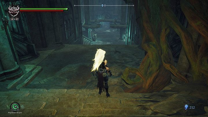 Dotrzesz do obszernego podziemnego pomieszczenia - Schronienie cz.2 | Solucja do gry Darksiders 3 - Darksiders 3 - poradnik do gry