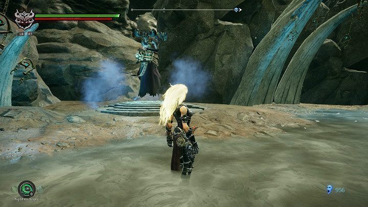 Pierwszą czynnością, którą powinieneś wykonać na nowej lokacji jest aktywowanie punktu kontrolnego - Ziemia Kości | Solucja do gry Darksiders 3 - Darksiders 3 - poradnik do gry