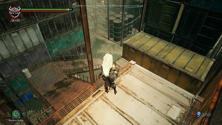 Zeskocz na sam dół, nie ma tutaj przeciwników - Ziemia Kości | Solucja do gry Darksiders 3 - Darksiders 3 - poradnik do gry