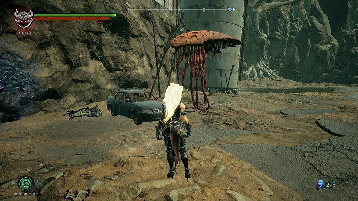 Wejdź na głowę neutralnego stwora - Gnijąca sadzawka - Darksiders 3 - poradnik do gry