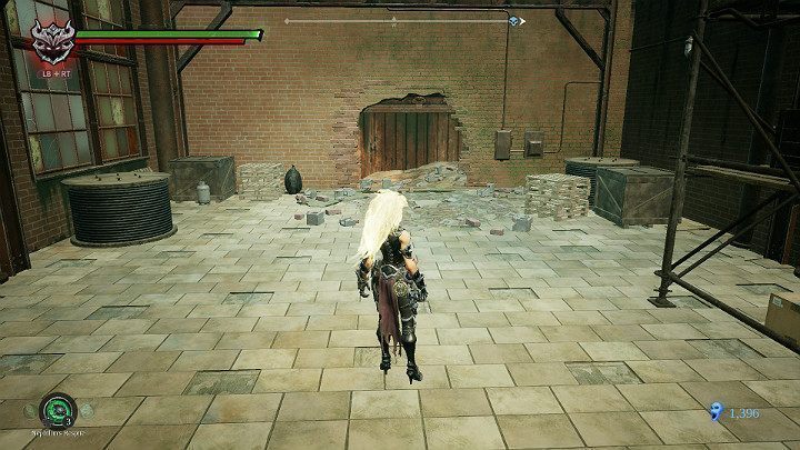 Odwróć się i przejdź przez otwór w ścianie - Gnijąca sadzawka - Darksiders 3 - poradnik do gry