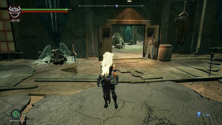 Wejdź do kolejnego budynku - Gnijąca sadzawka - Darksiders 3 - poradnik do gry