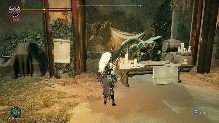 Po wygranej walce i krótkiej cut-scence otrzymasz od Usiela nową broń - Zbawienie - Gnijąca sadzawka - Darksiders 3 - poradnik do gry