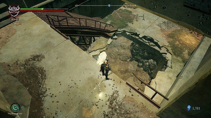 Korzystając z korytarza za Usielem dojdziesz do końca tego etapu rozgrywki - Gnijąca sadzawka - Darksiders 3 - poradnik do gry