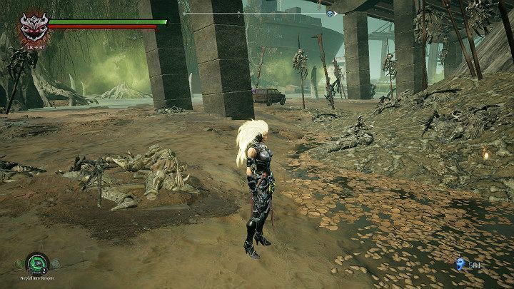 Pod mostem kolejne patrole - Drzewo wisielca - Darksiders 3 - poradnik do gry