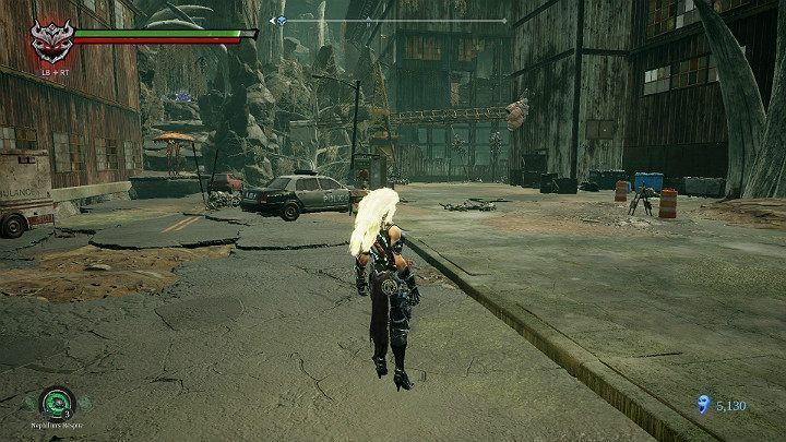 Z prawej strony można zauważyć gniazdo insektów - Drzewo wisielca - Darksiders 3 - poradnik do gry