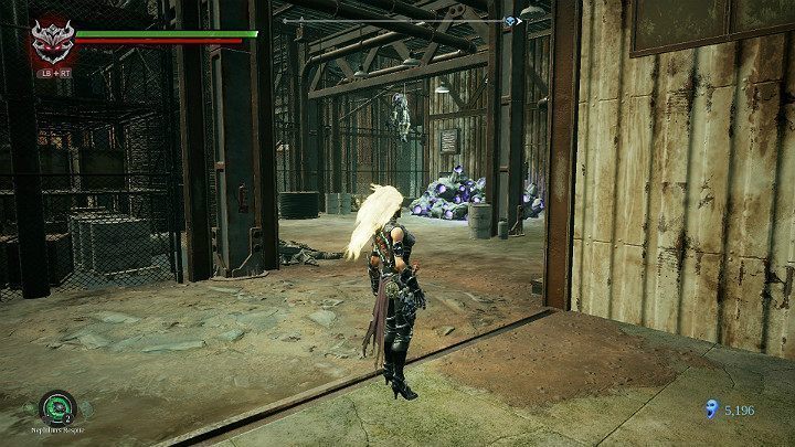 Strąć kolejnego przeciwnika, zbierz przedmiot i wyjdź na zewnątrz - Drzewo wisielca - Darksiders 3 - poradnik do gry