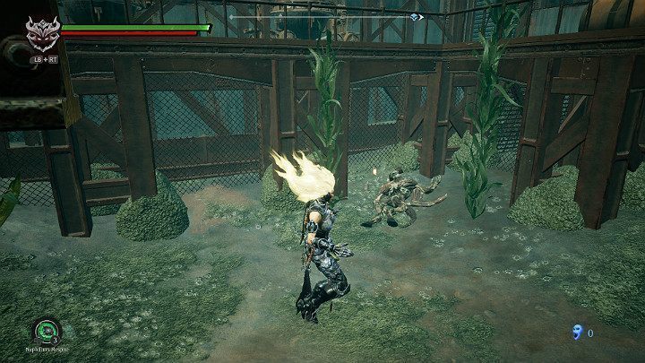 Na dnie sadzawki znajdziesz Kępę Mar - Zatopiona dzielnica - Darksiders 3 - poradnik do gry