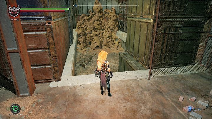 Zeskocz na dół - Zatopiona dzielnica - Darksiders 3 - poradnik do gry