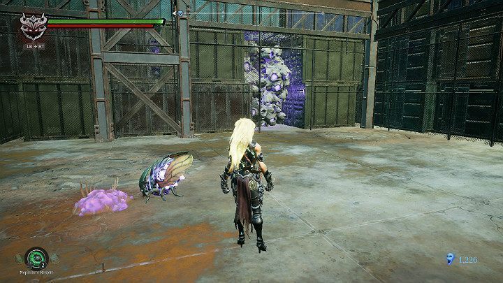 Poczekaj, aż żuk wchłonie substancję - Zatopiona dzielnica - Darksiders 3 - poradnik do gry