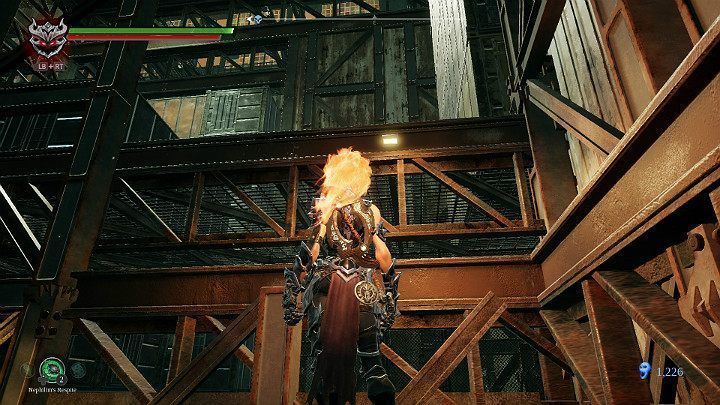 Teraz musisz wskoczyć na wyższe piętro - Zatopiona dzielnica - Darksiders 3 - poradnik do gry