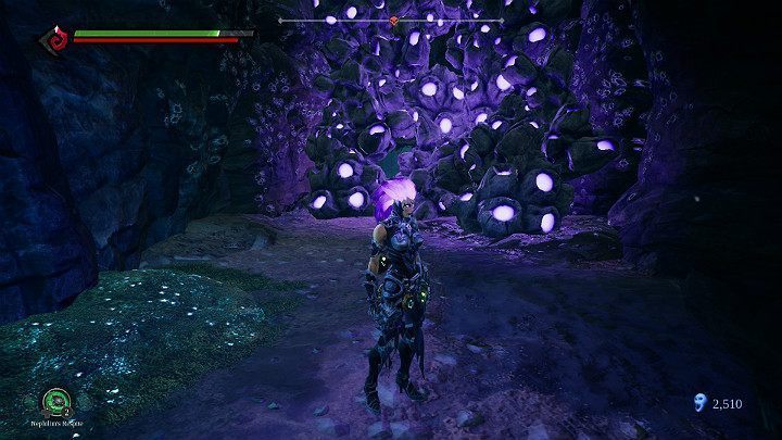 Używając esencji mocy rozbij ścianę - Wyjście z kanałów | Solucja do gry Darksiders 3 - Darksiders 3 - poradnik do gry