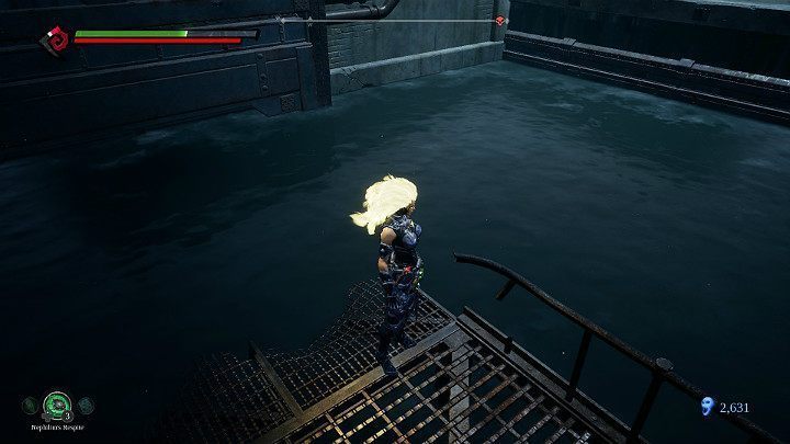 Trafisz do podtopionego pomieszczenia - Wyjście z kanałów | Solucja do gry Darksiders 3 - Darksiders 3 - poradnik do gry