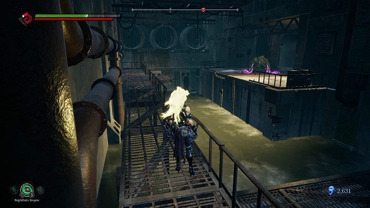 Idąc dalej napotkasz jednego przeciwnika do pokonania - Wyjście z kanałów | Solucja do gry Darksiders 3 - Darksiders 3 - poradnik do gry