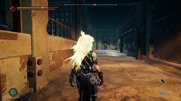 Dostaniesz się do kolejnego pomieszczenia, a w nich będziesz miał do zlikwidowania dwóch przeciwników - Wyjście z kanałów | Solucja do gry Darksiders 3 - Darksiders 3 - poradnik do gry